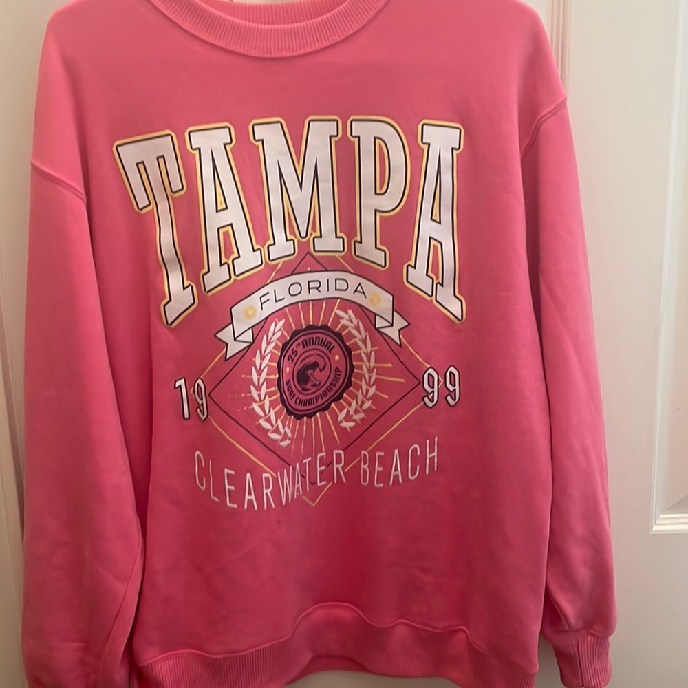 Pink Hollister crewneck Size XS